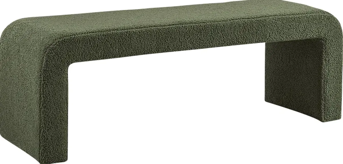 Kissatchie II Green Accent Bench