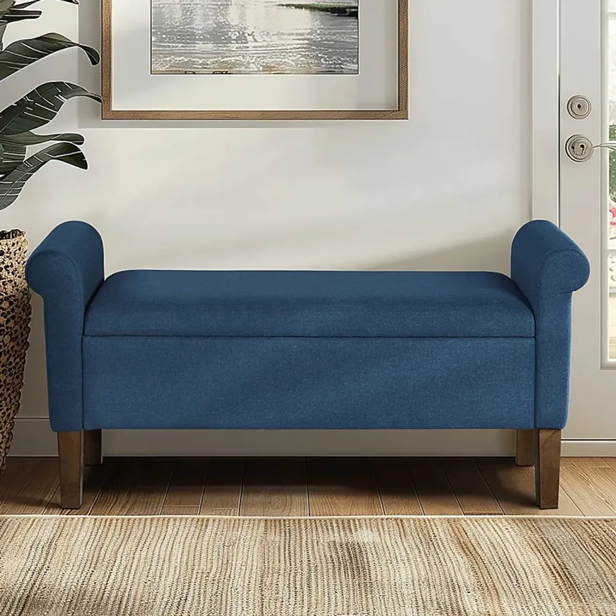 Korat Blue Storage Bench