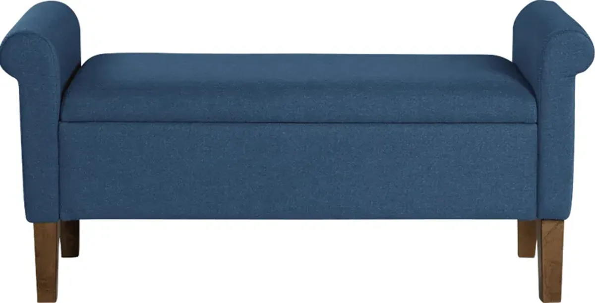 Korat Blue Storage Bench