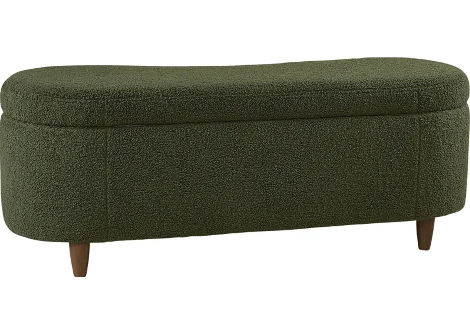 Kristencreek Green Storage Bench