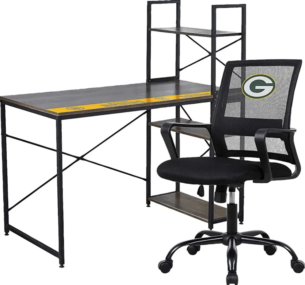 Green Bay Packers Desk and Chair Set