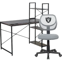 Las Vegas Raiders Desk and Chair Set | Furniture.com