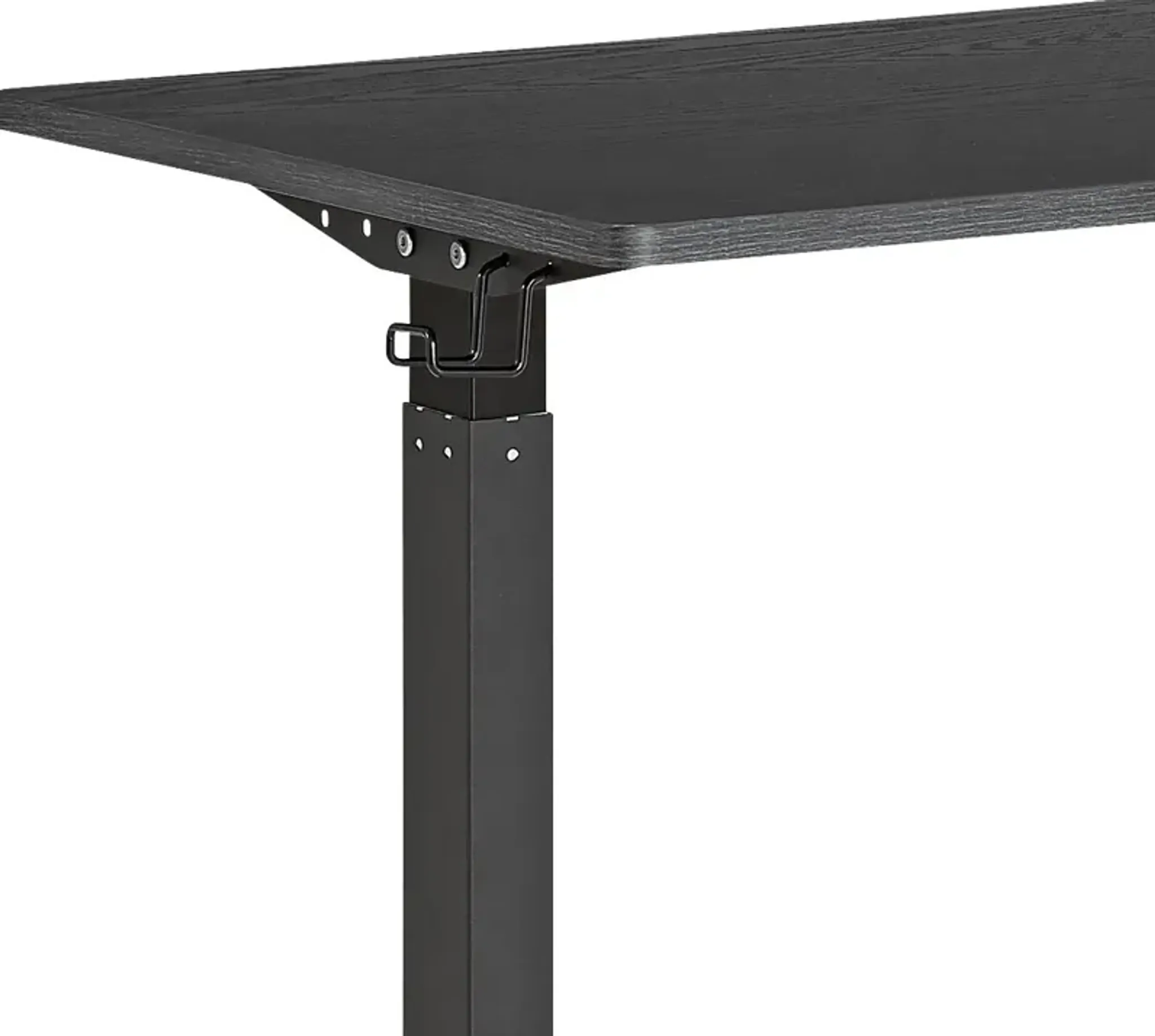 Baben Black Adjustable Desk | Furniture.com