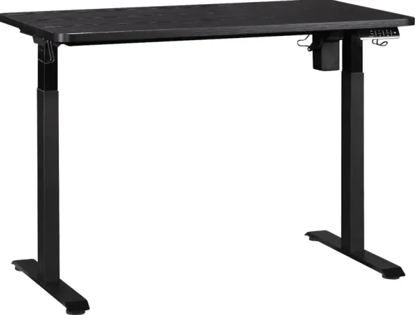 Globalgold Black Adjustable Height Desk