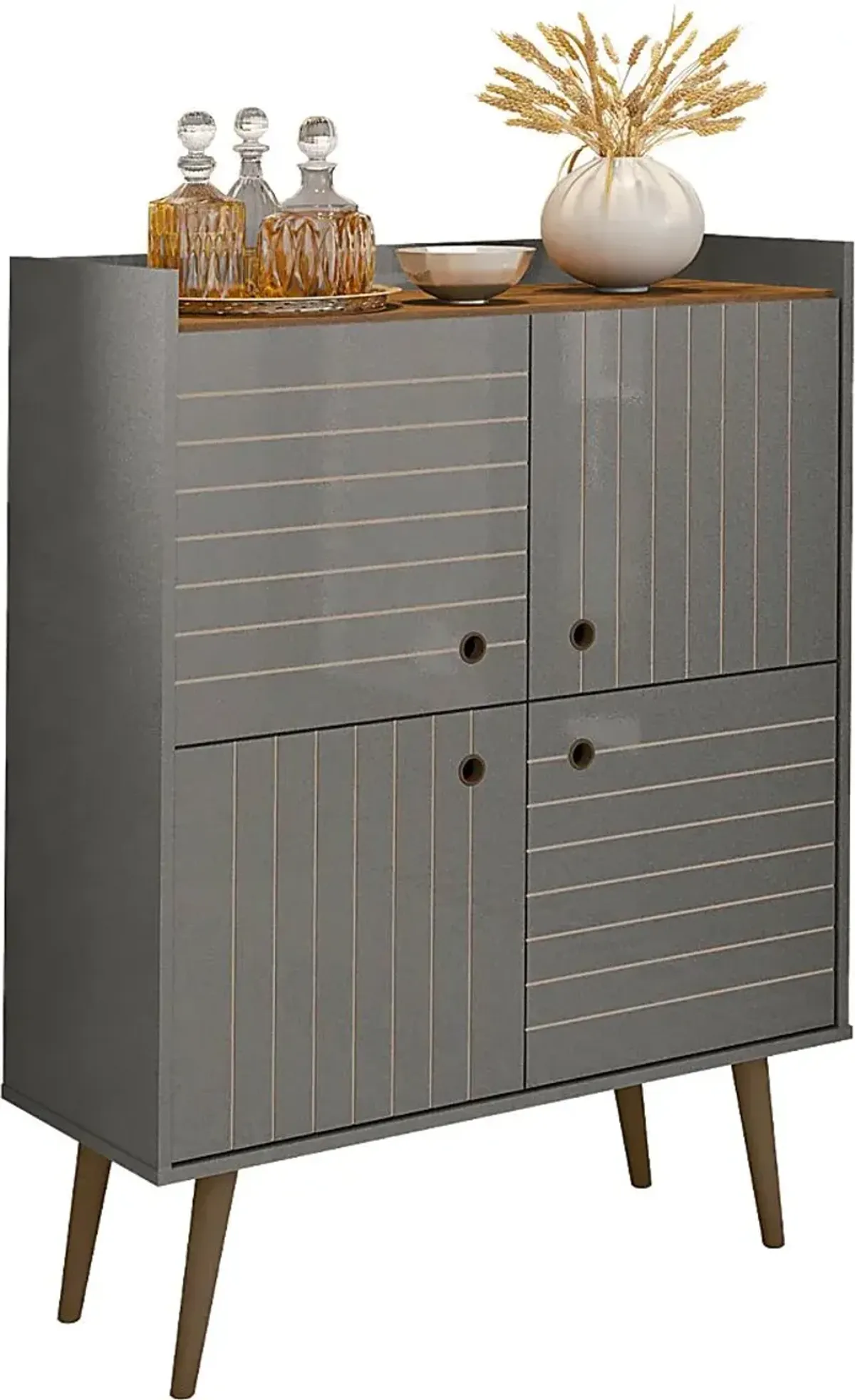Corriedale Gray Accent Cabinet