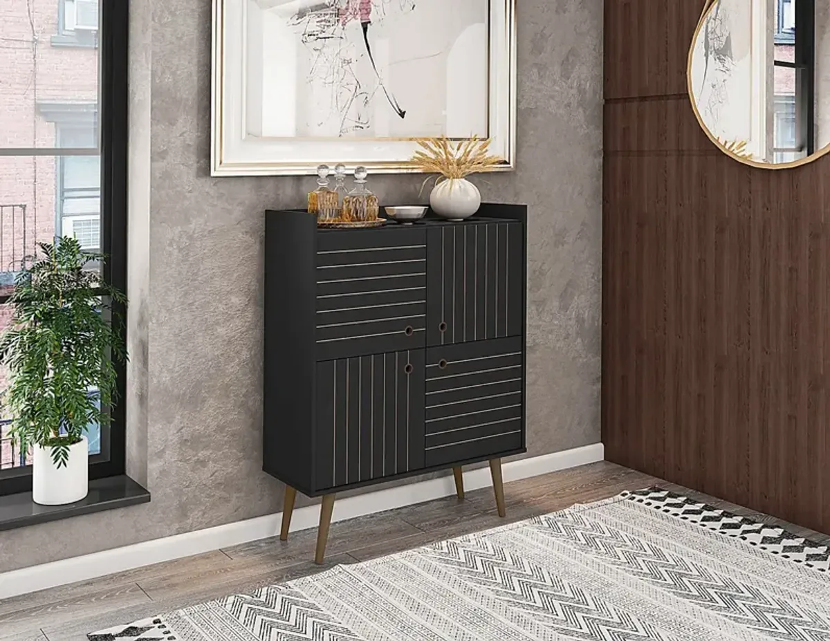 Corriedale Black Accent Cabinet