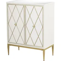 Tattershal White Accent Cabinet