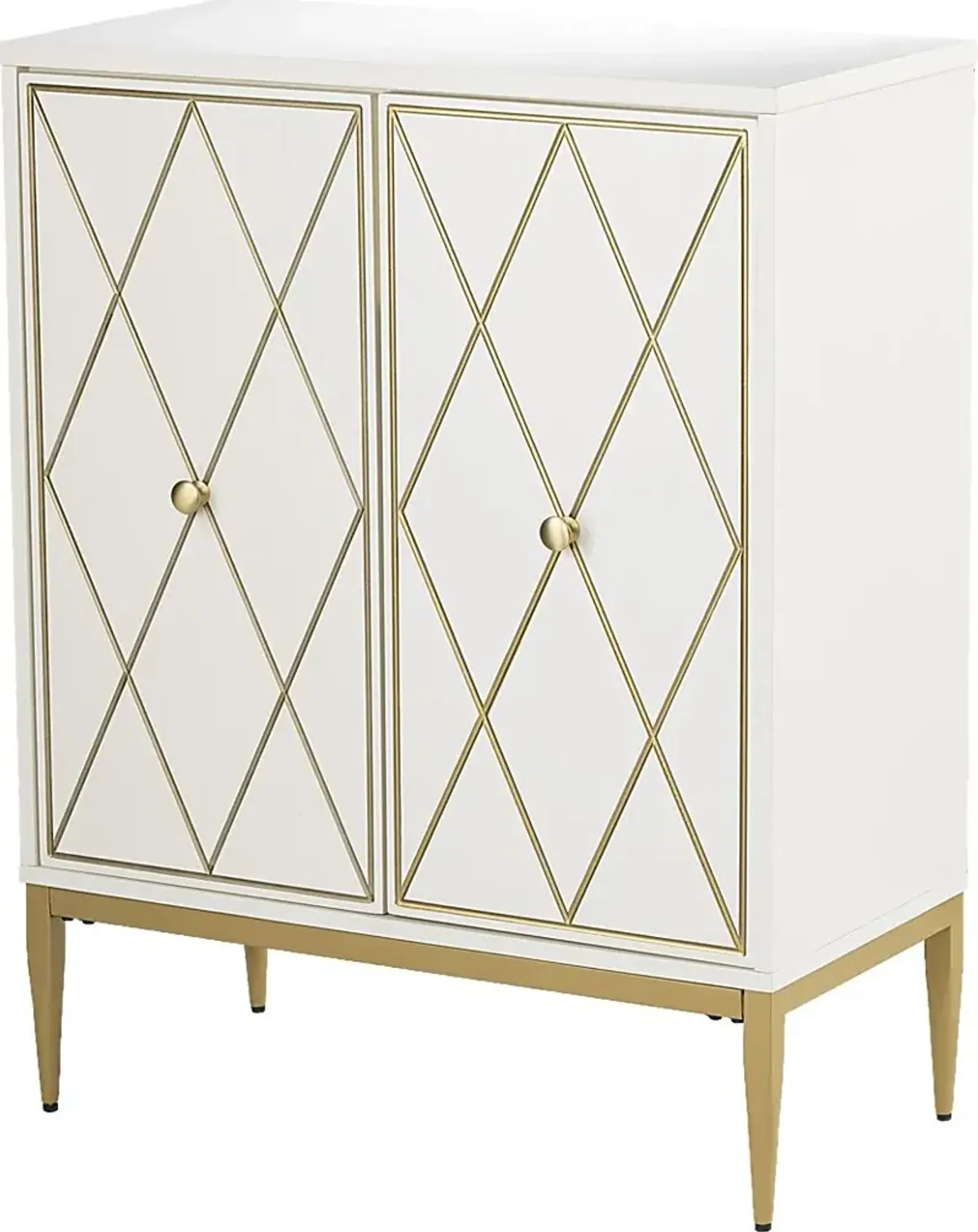 Tattershal White Accent Cabinet