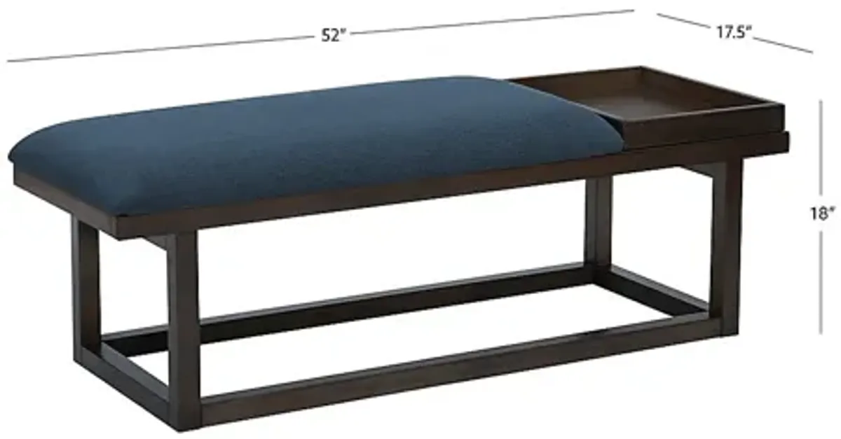 Amoroso Brown/Navy Bench