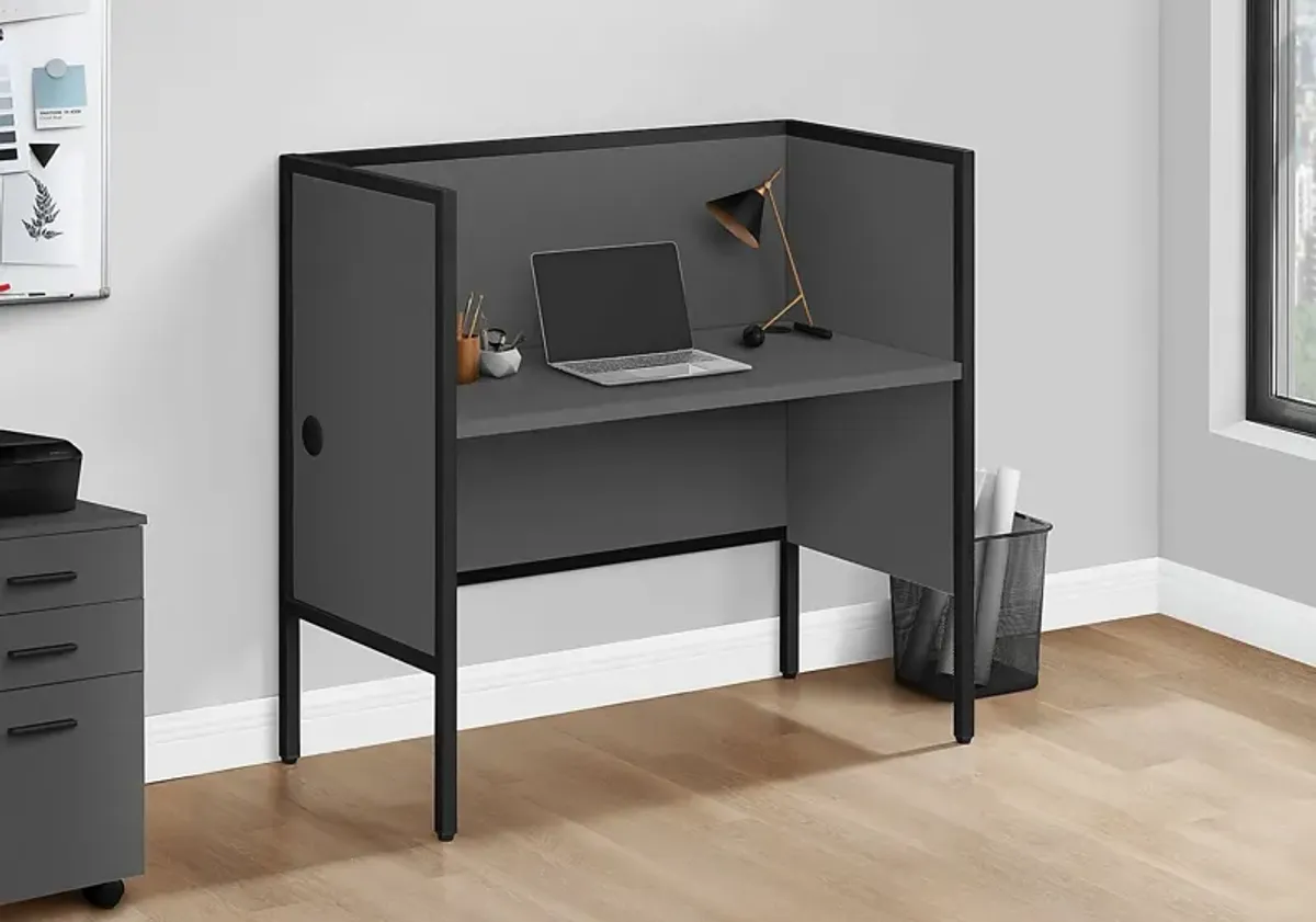 Icecups Dark Gray Desk