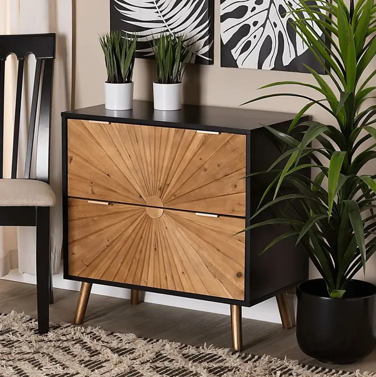 Bavella Brown Accent Cabinet