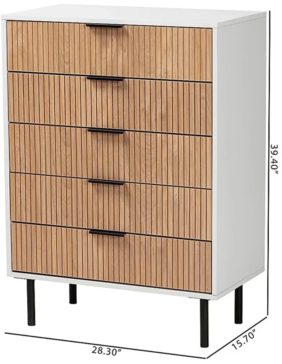 Tamarak White Accent Cabinet