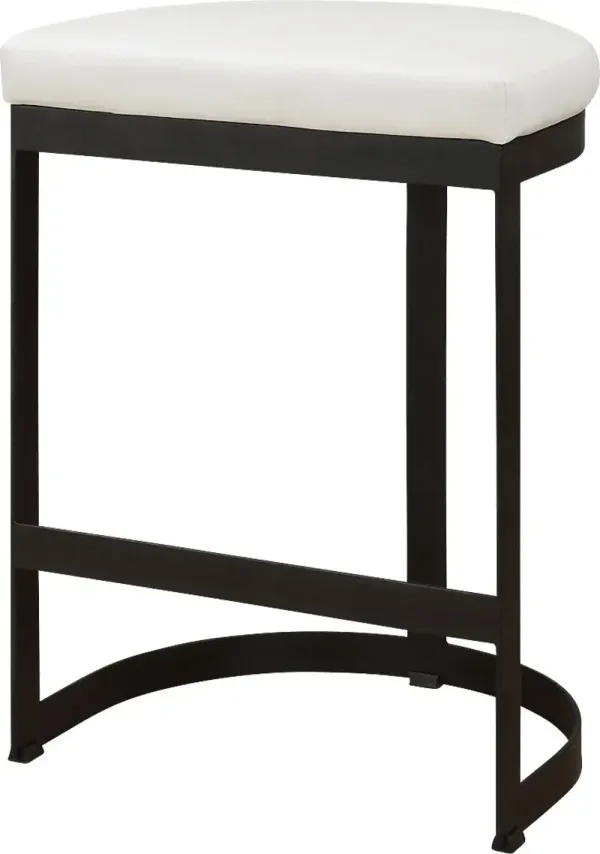 Toden White Counter Stool