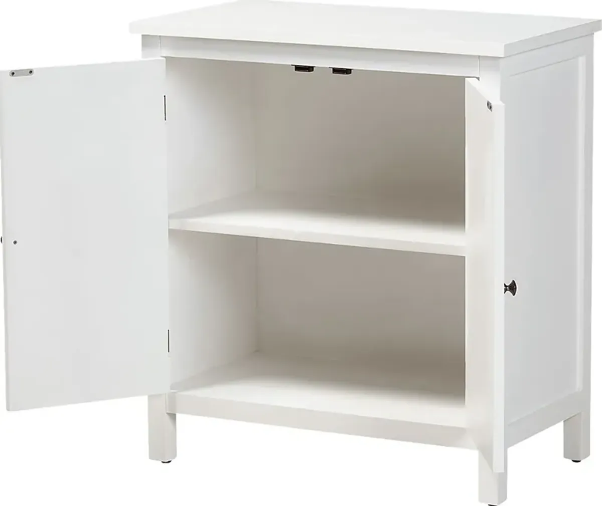 Oxenrider White Accent Cabinet