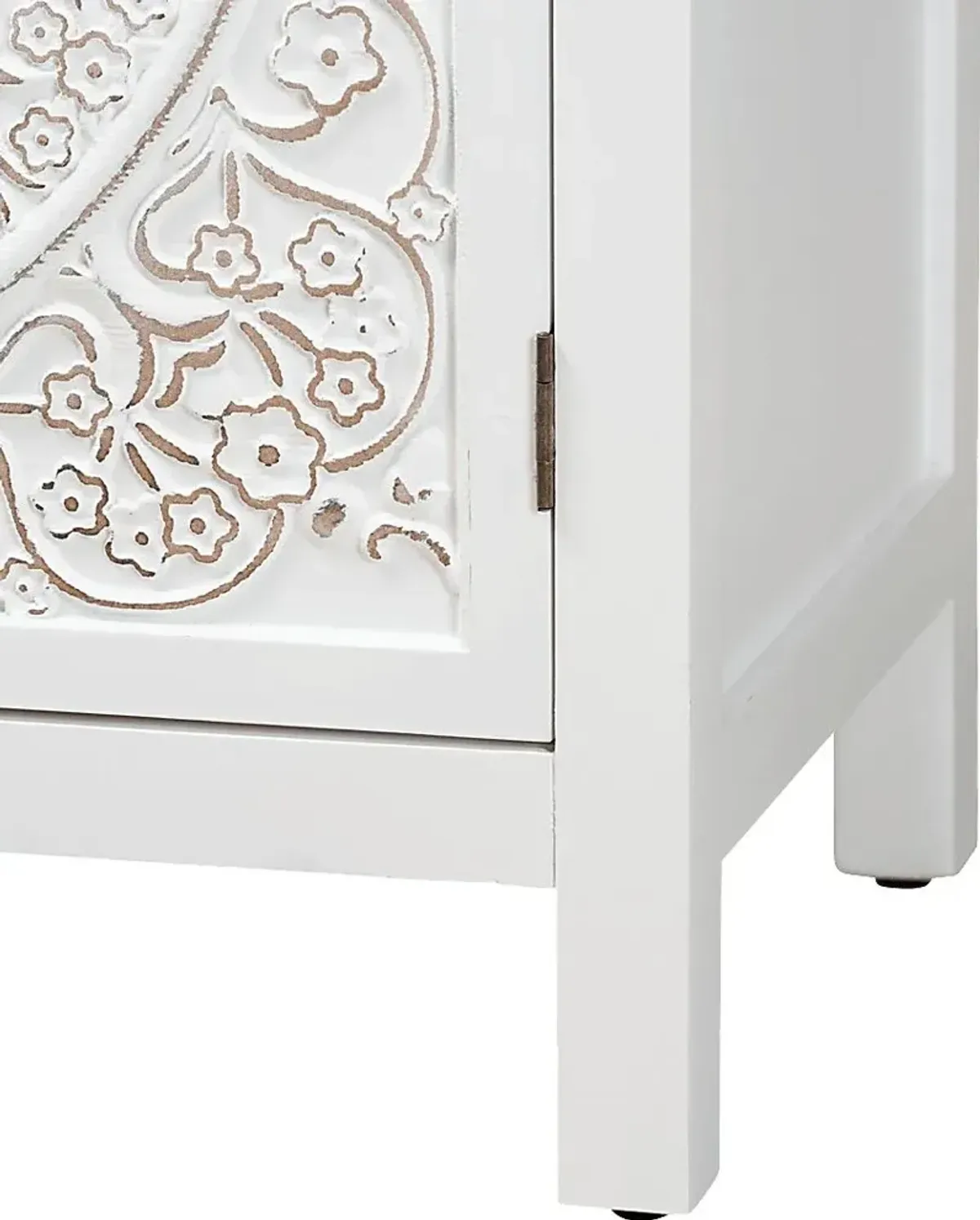 Oxenrider White Accent Cabinet