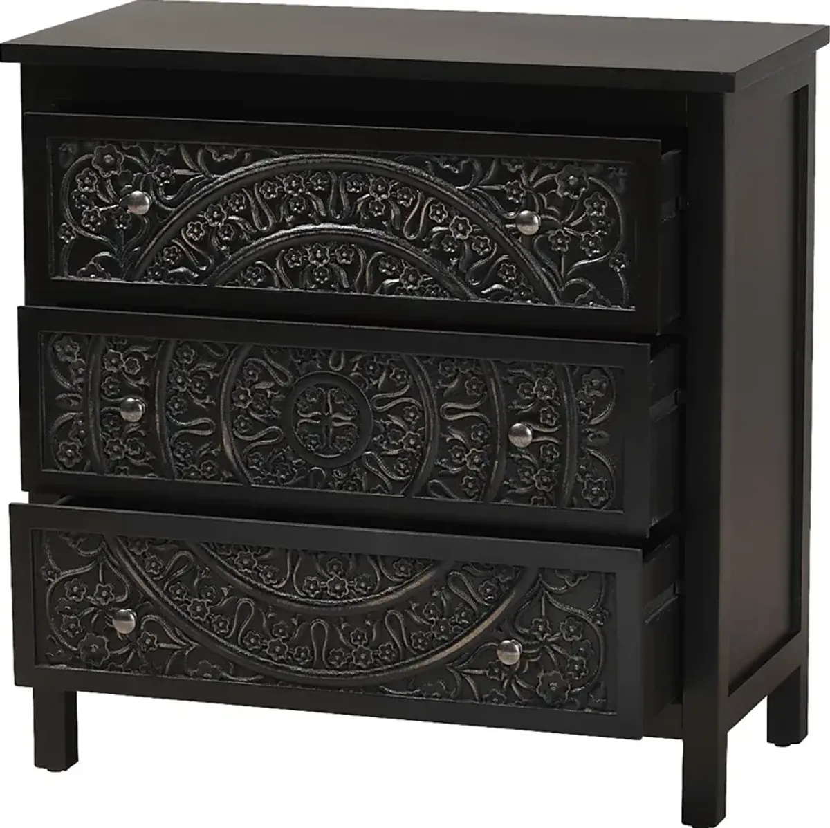 Oxenrider Black Accent Cabinet