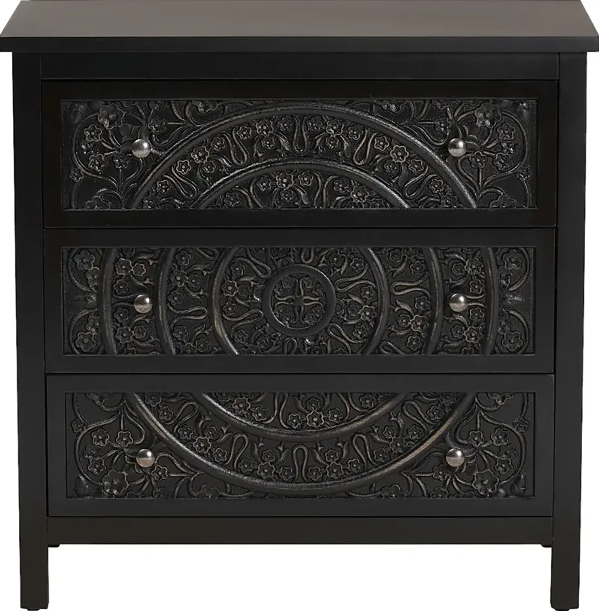 Oxenrider Black Accent Cabinet