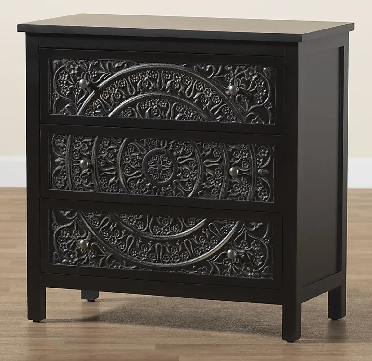 Oxenrider Black Accent Cabinet