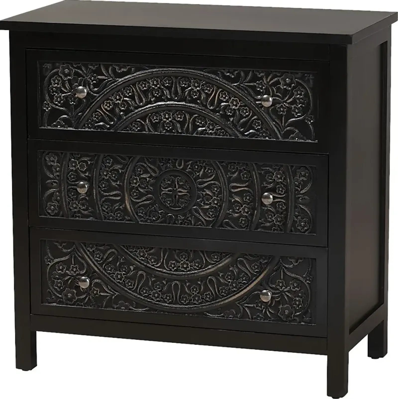 Oxenrider Black Accent Cabinet