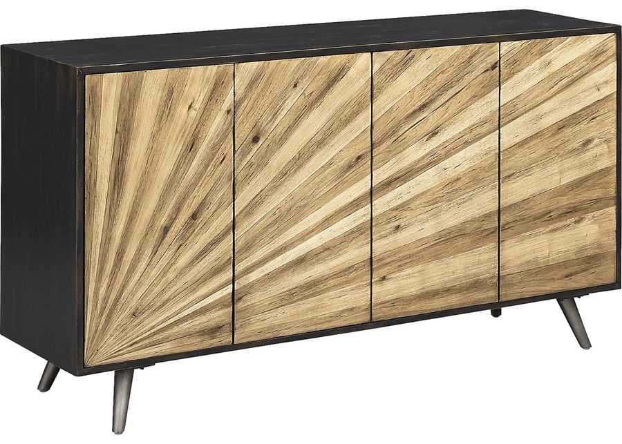 Windingbrooke Black Credenza