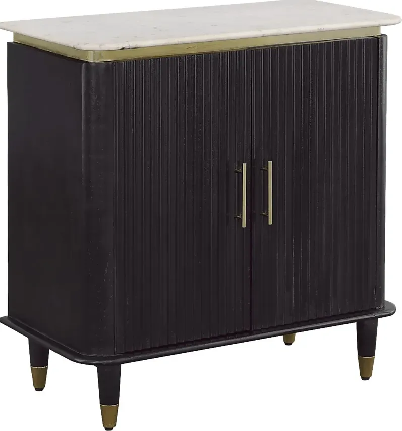 Theckla Black Accent Cabinet