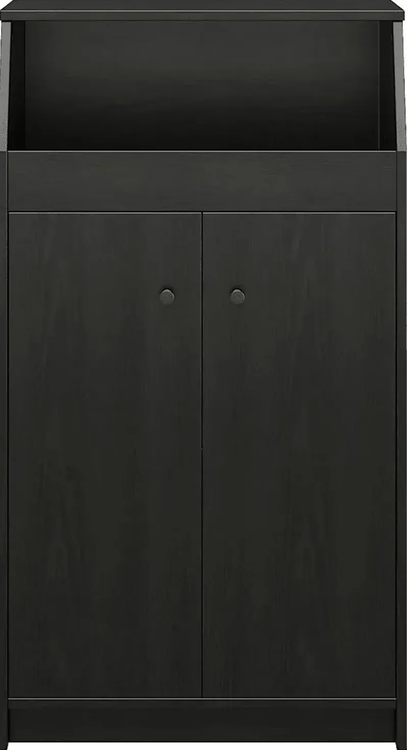 Armorel Black Accent Cabinet