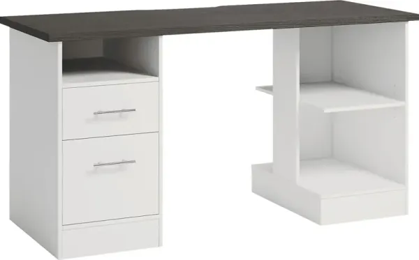 Chalcom White Gaming Desk