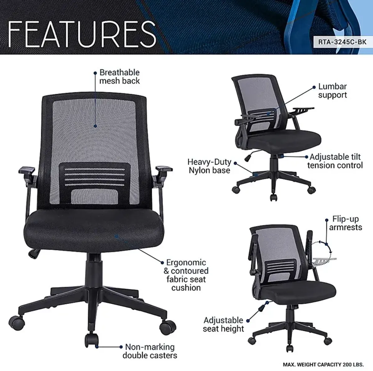 Nyamire Black Office Chair