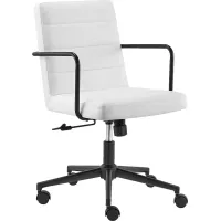 Houkom White Office Chair