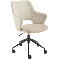 Quiment Ivory Office Chair