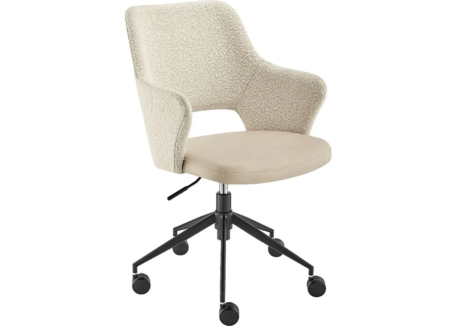 Quiment Ivory Office Chair