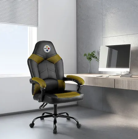 Big Team Pittsburg Steelers Yellow Office Chair