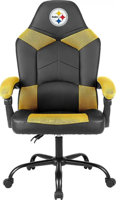 Big Team Pittsburg Steelers Yellow Office Chair