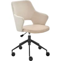 Quiment Light Beige Office Chair