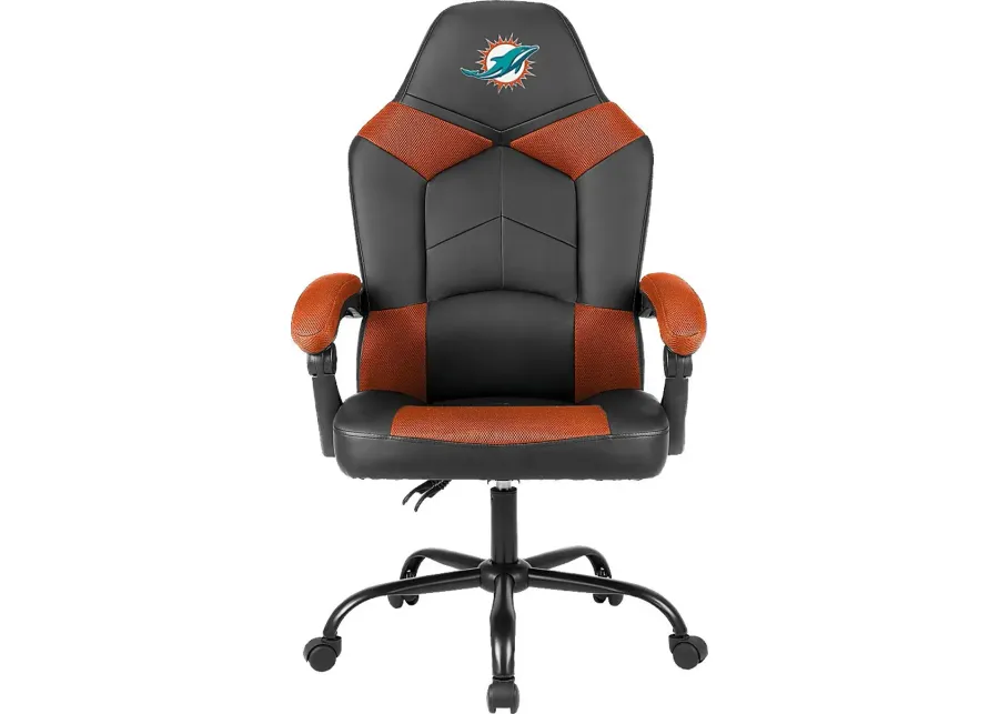 Big Team Miami Dolphins Orange Office Chair