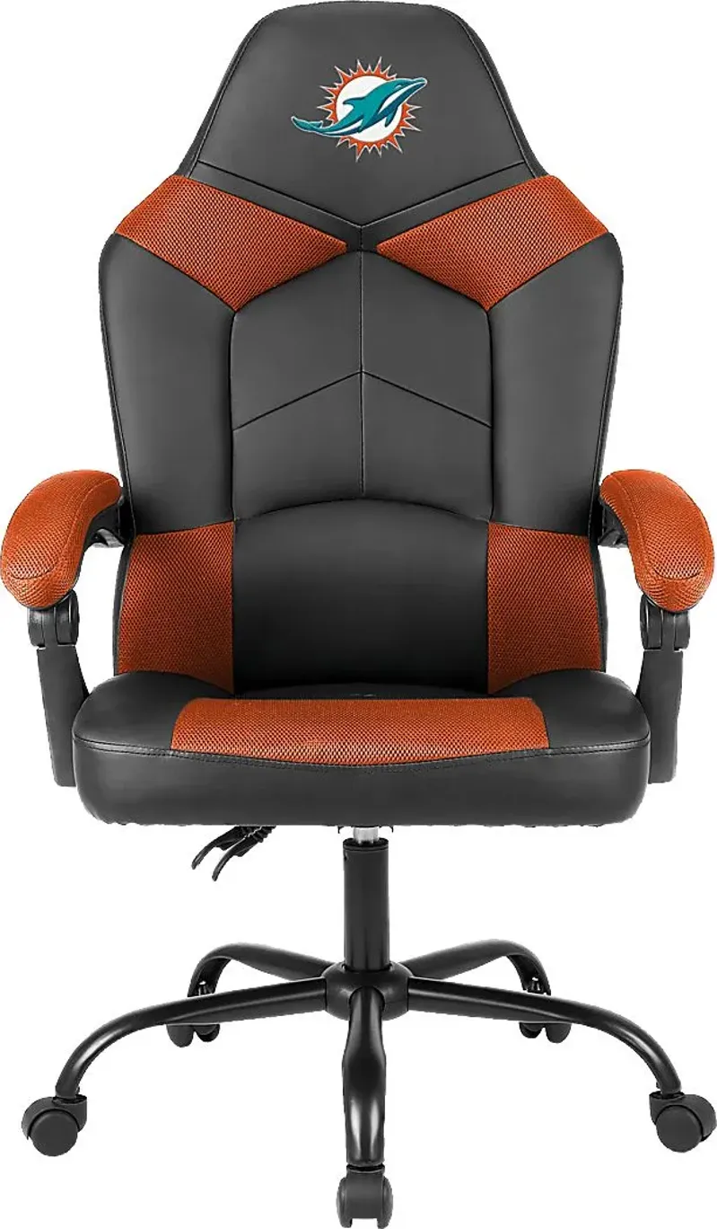 Big Team Miami Dolphins Orange Office Chair