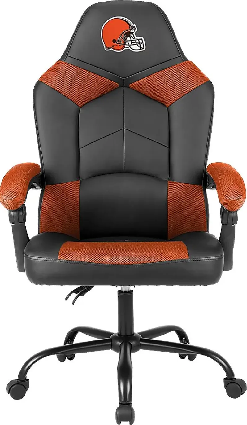 Big Team Cleveland Browns Orange Office Chair