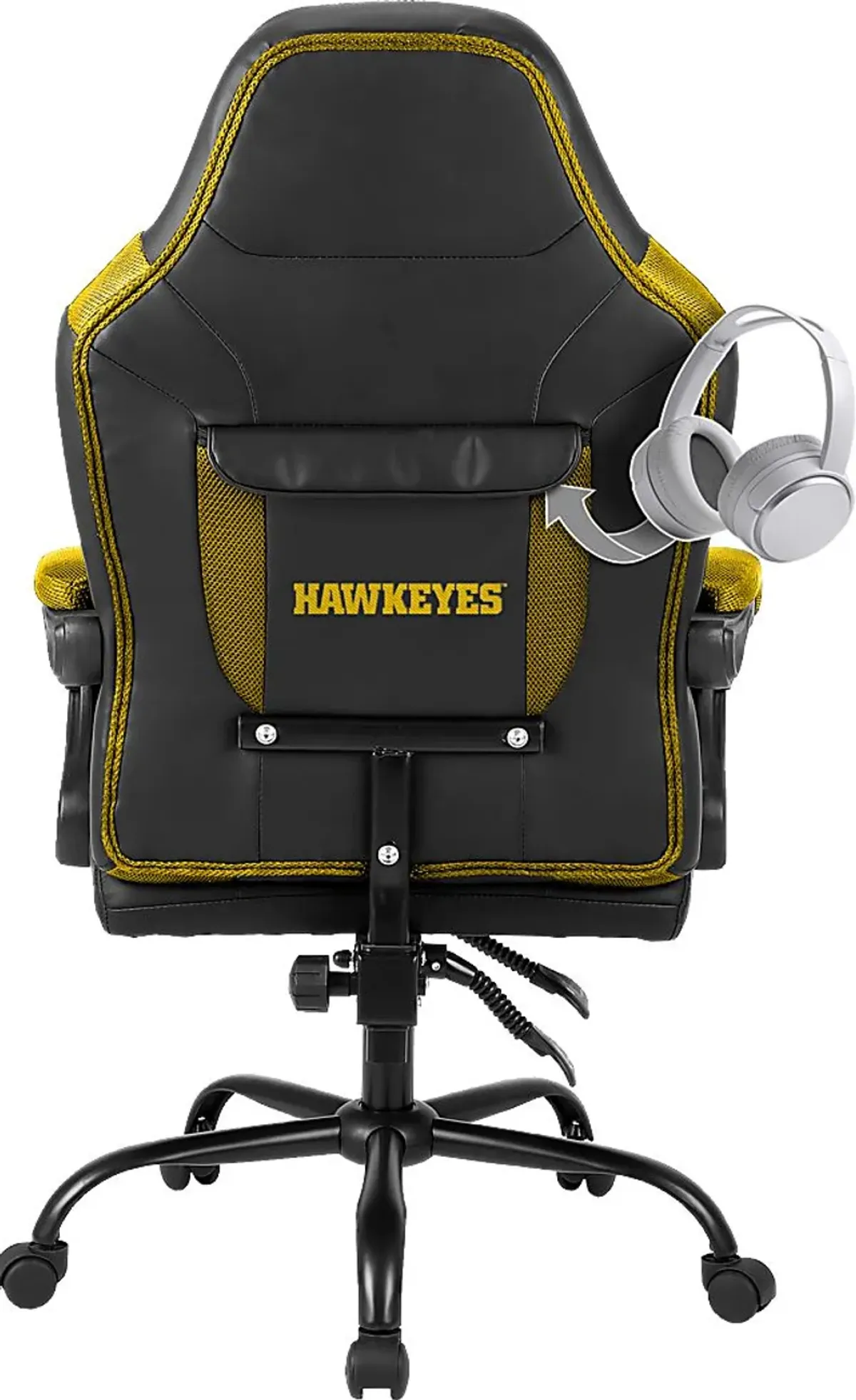 Big Team University of Iowa Yellow Office Chair