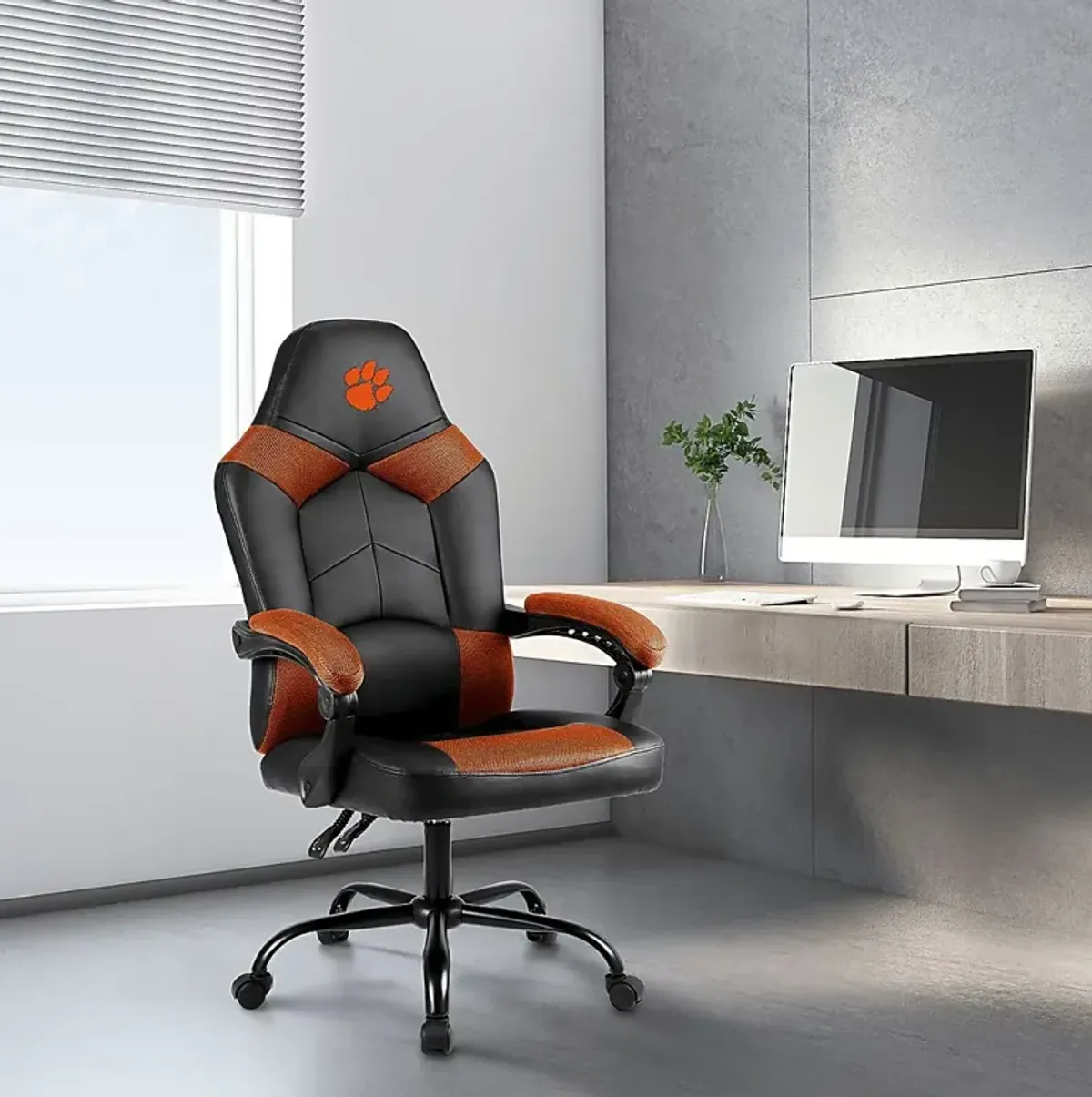 Big Team Clemson University Orange Office Chair