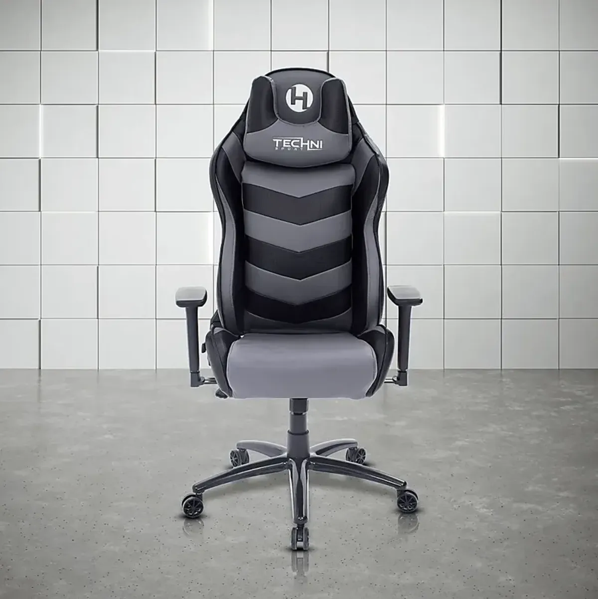 Urosde Black/Gray Gaming Chair