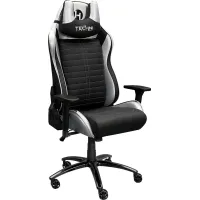 Zursa Black/Silver Gaming Chair