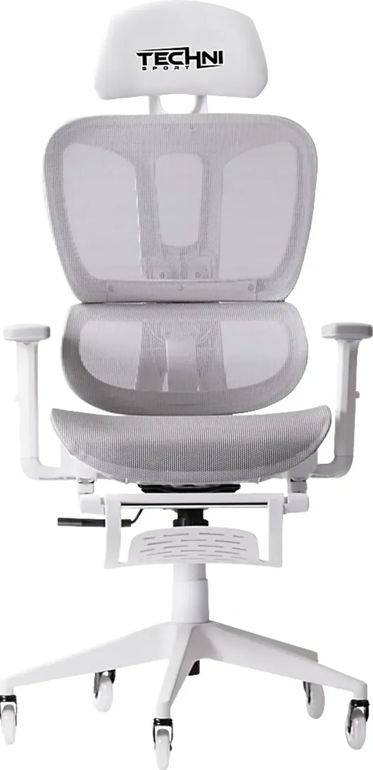 Cozrus Gray/White Gaming Chair