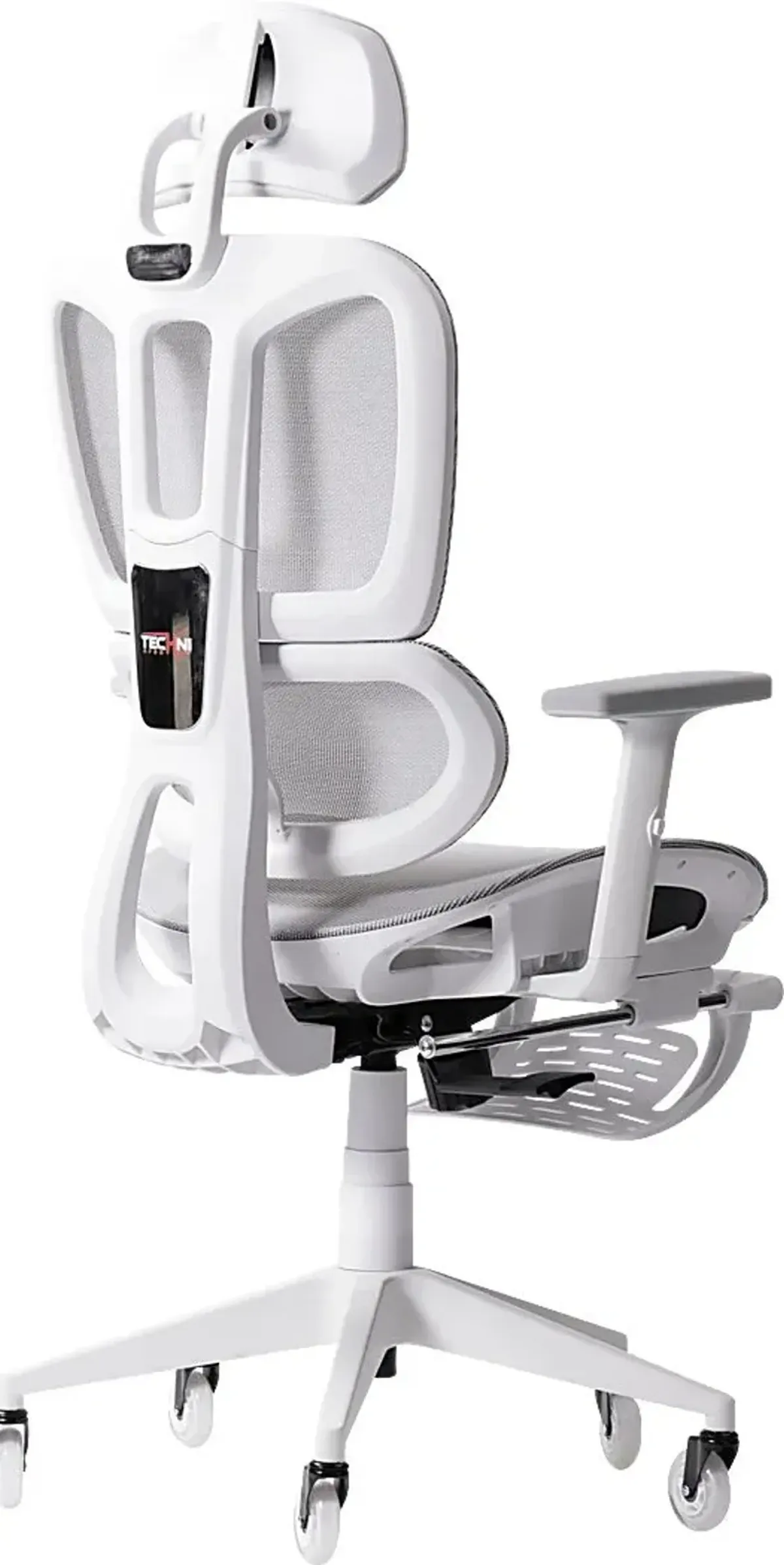 Cozrus Gray/White Gaming Chair