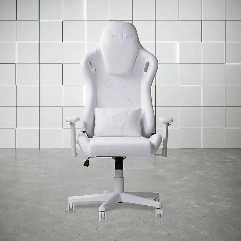 Mazroz White Gaming Chair