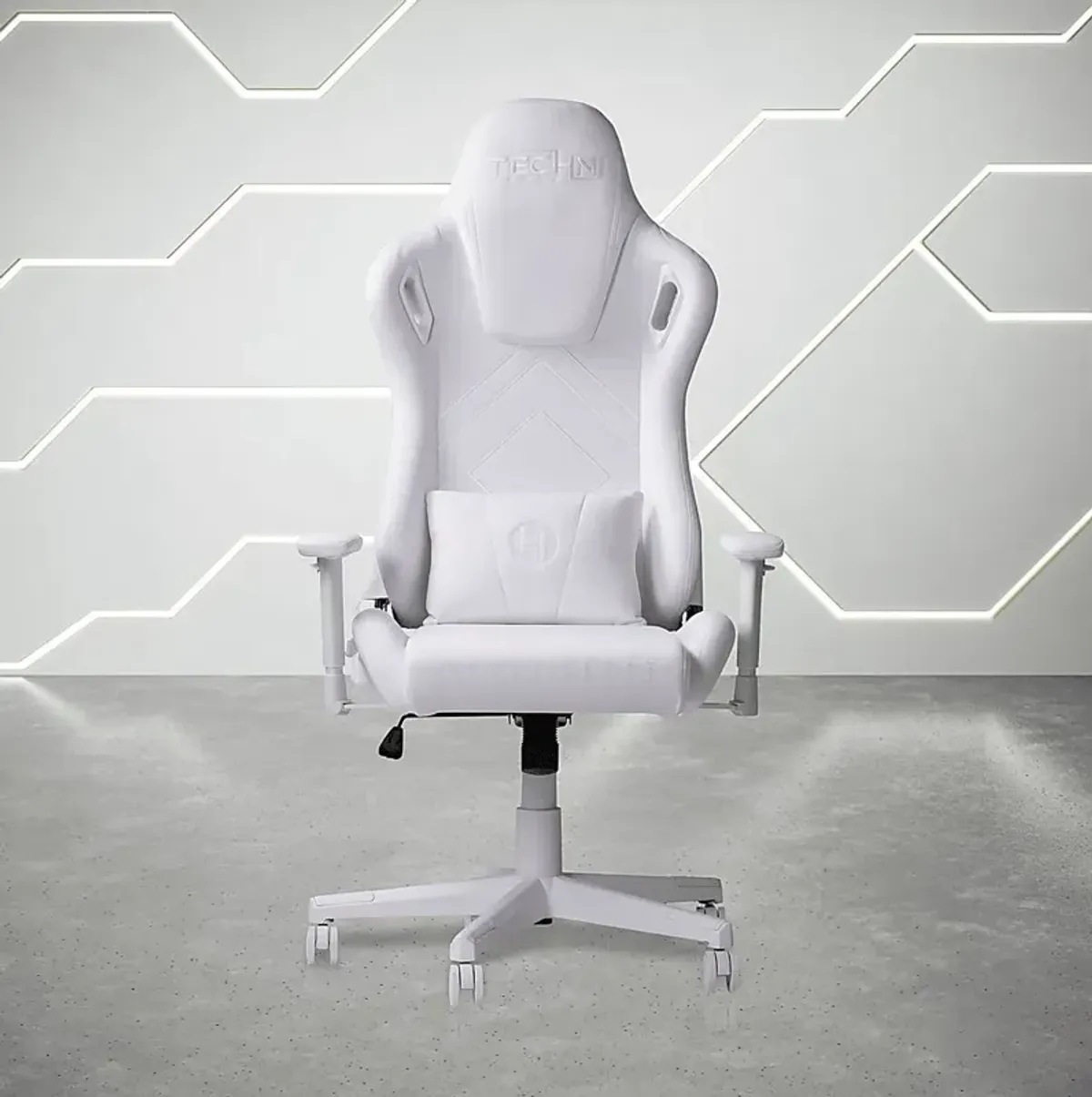 Mazroz White Gaming Chair