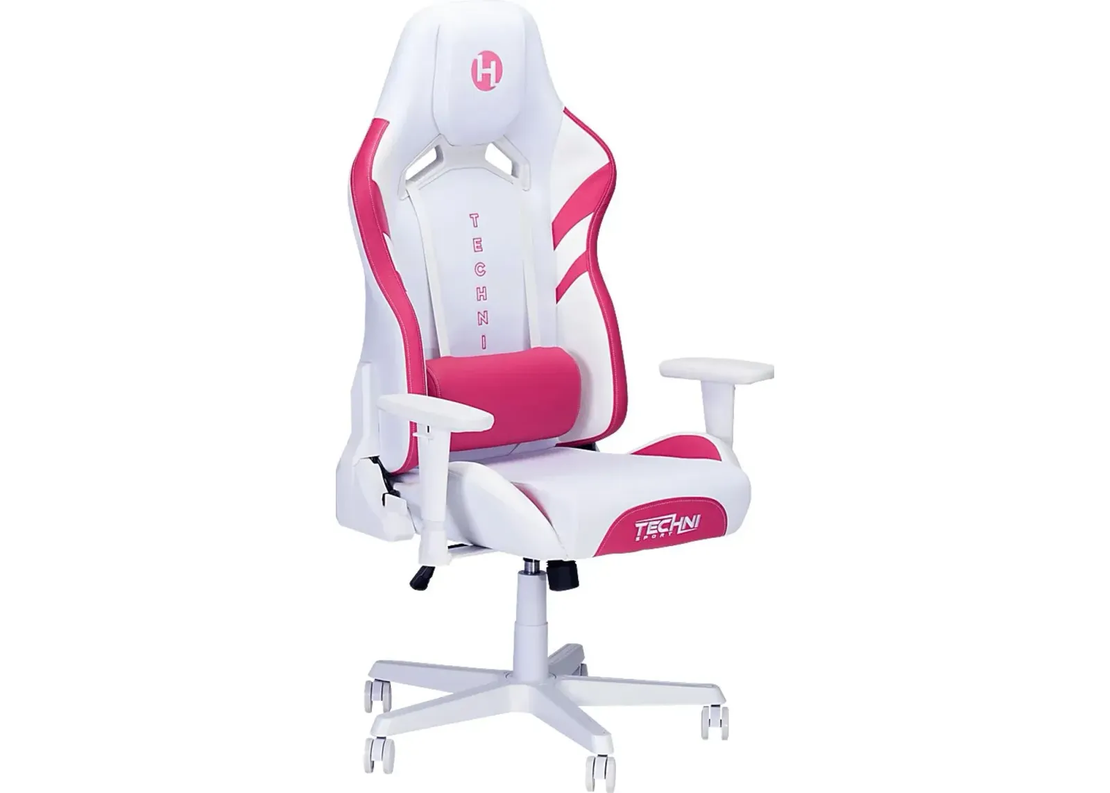 Suolin Pink/White Gaming Chair