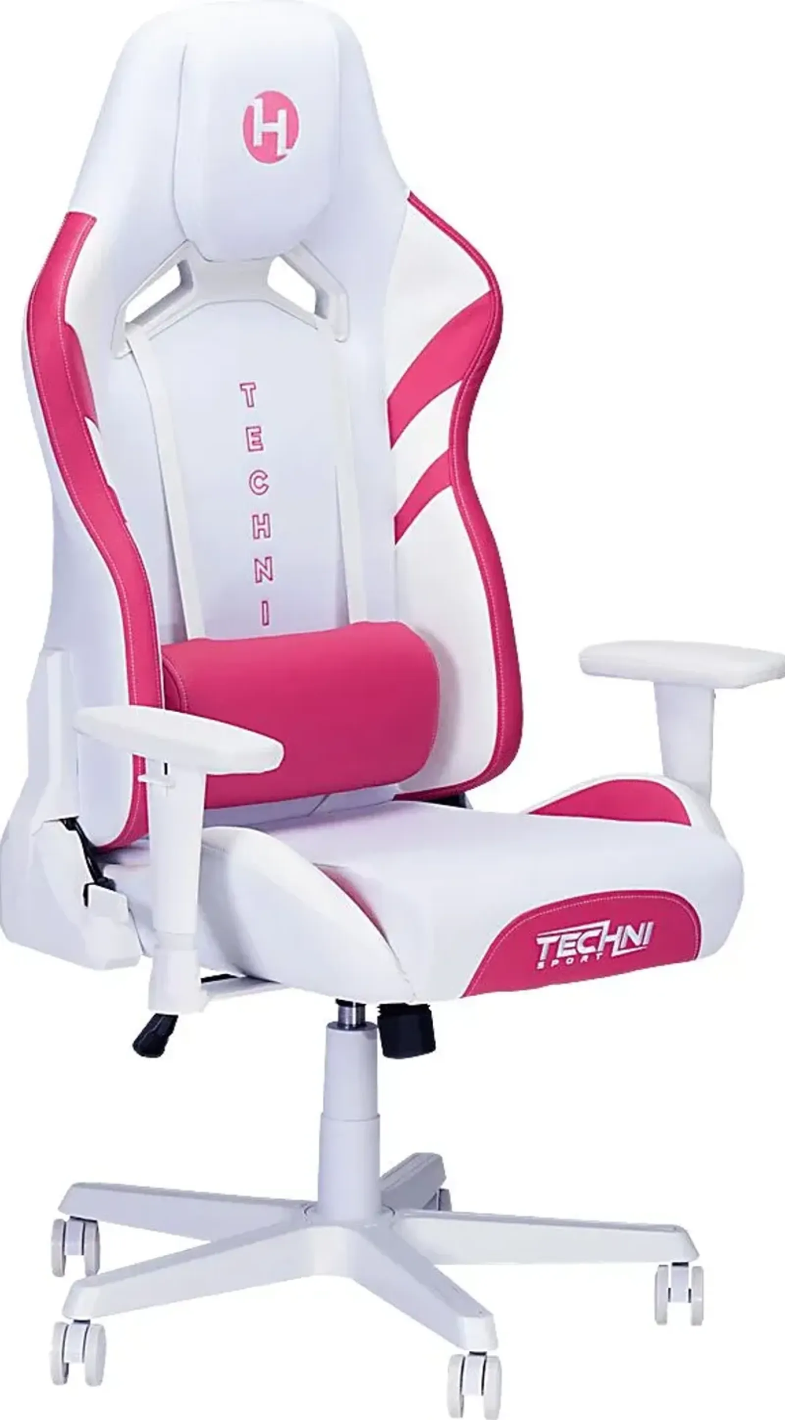 Suolin Pink/White Gaming Chair