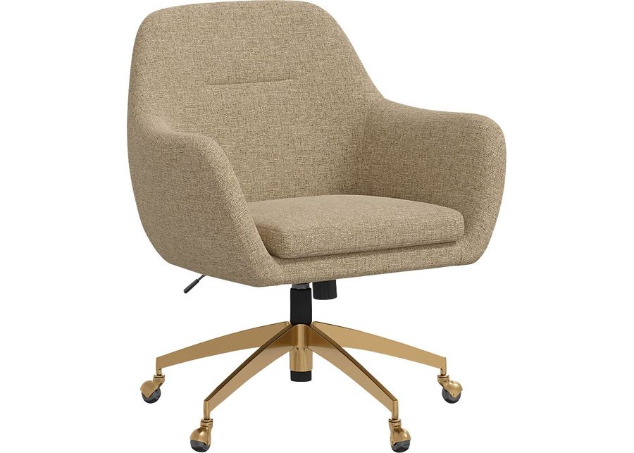 Bulwer Beige Desk Chair