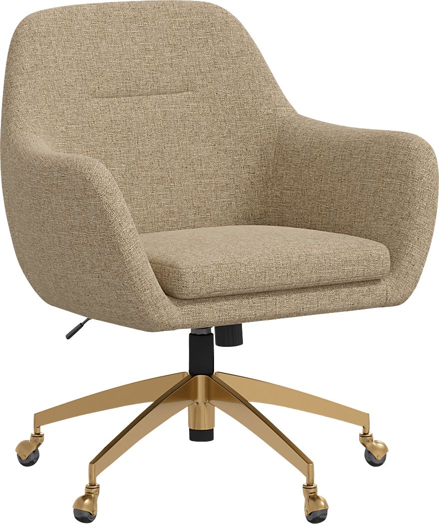 Bulwer Beige Desk Chair