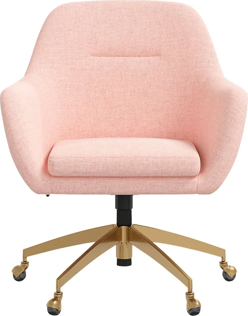 Bulwer Pink Desk Chair